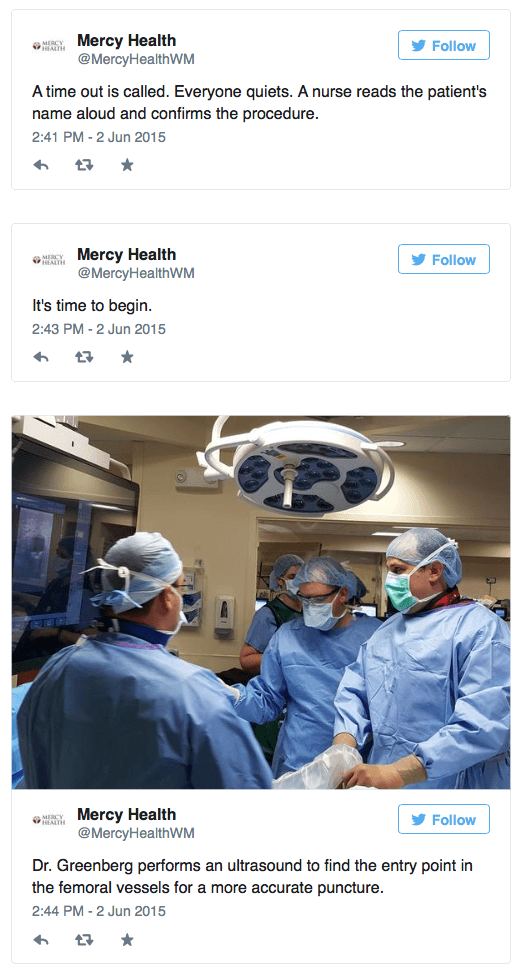 Mercy Health Tweets