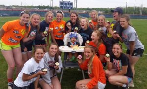 Brooke's team threw her son a birthday party.