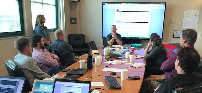 Group participating in CC Innovation Symposium